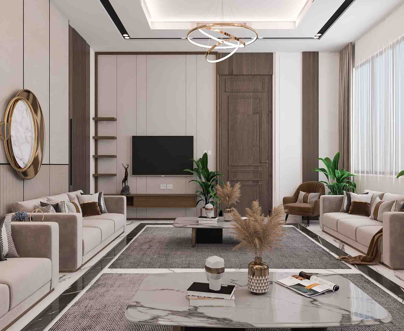 تصميم مجلس رجال مودرن حديث - تصميمات معمارية عصرية