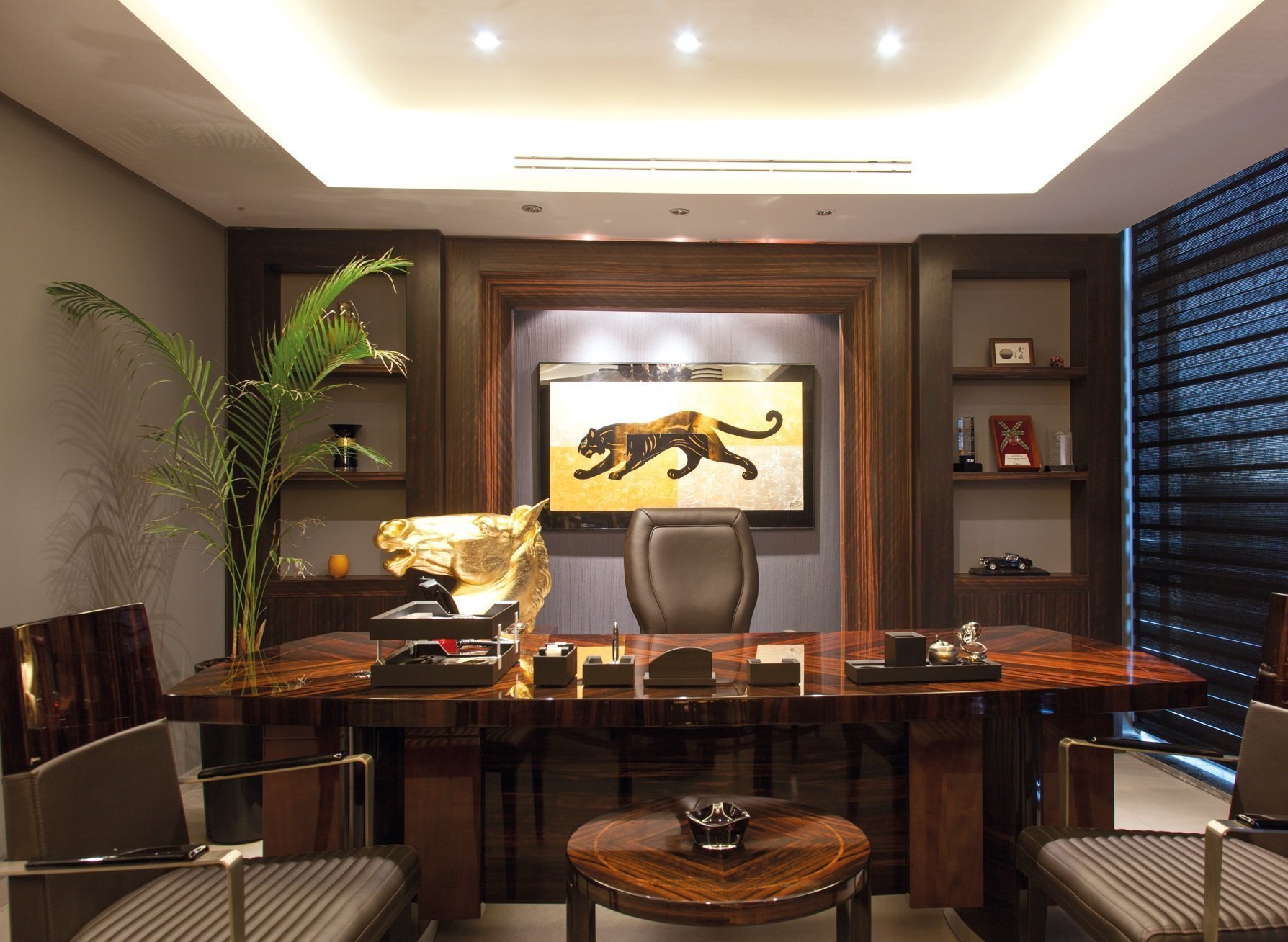 تصميم ديكورات مكاتب كلاسيك