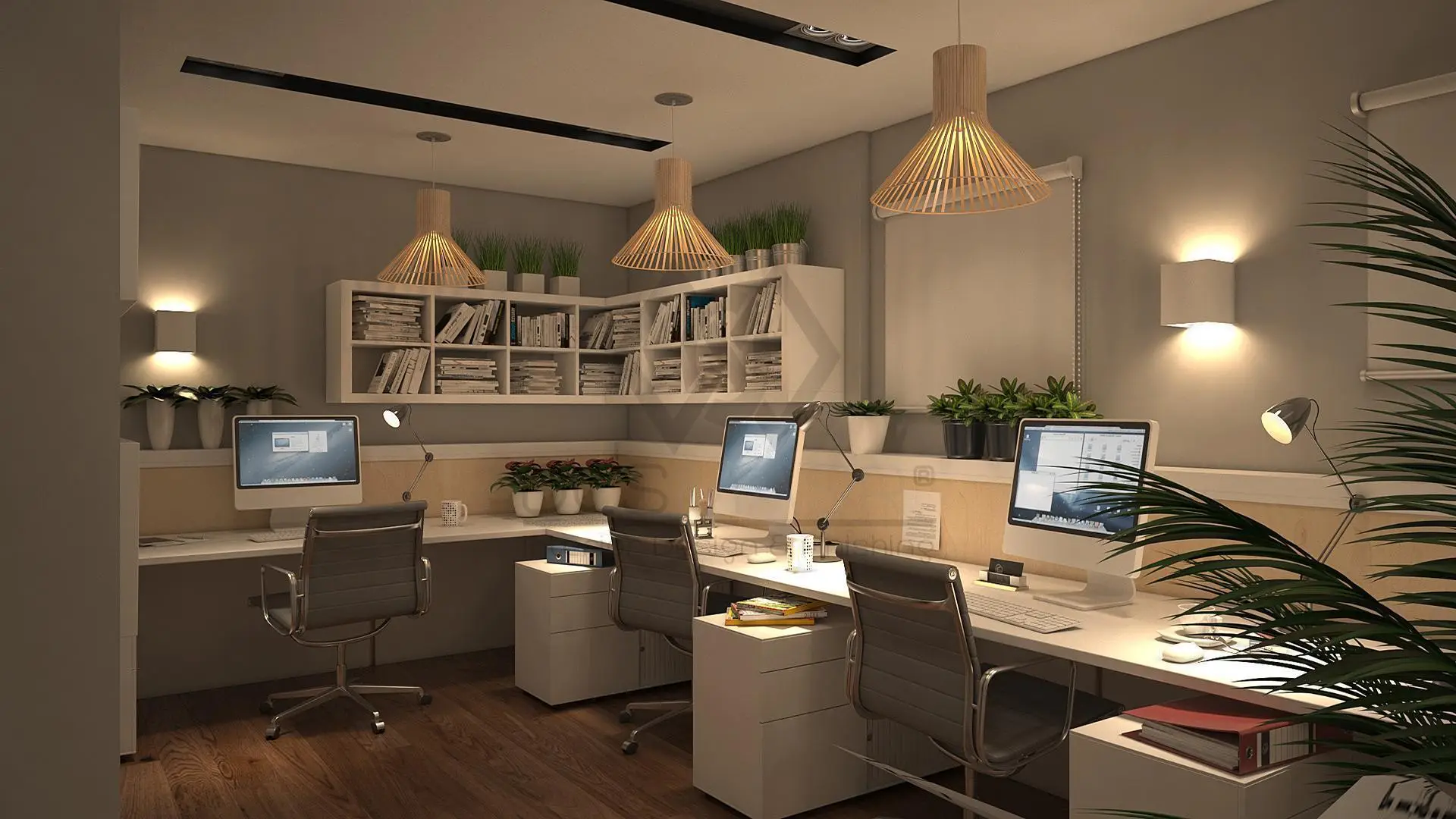 تصميم ديكورات مكاتب كلاسيك